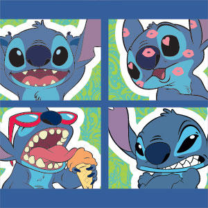 Disney Lilo and Stitch Personalities Moods Xbox 360 (Includes HDD) Skin